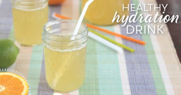 Make your own healthy hydration drink recipe