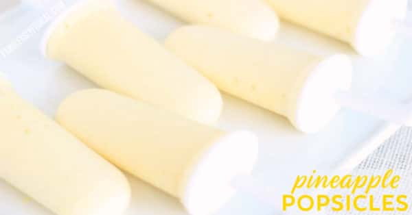 homemade pineapple popsicles recipe