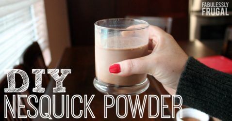 DIY chocolate milk recipe