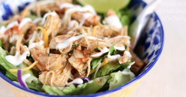 Easy Instant Pot Mexican shredded chicken recipe