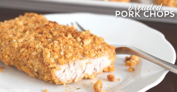 Crispy oven breaded pork chops recipe
