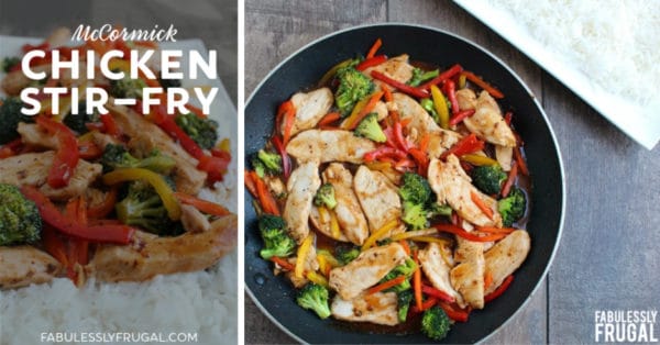 Mccormick chicken stir fry recipe