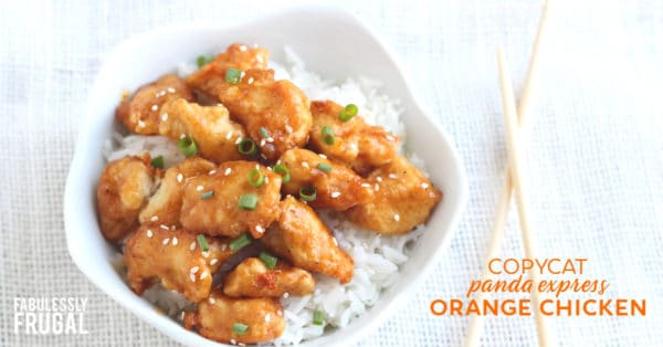 Copycat panda express orange chicken