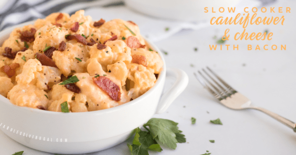 Cauliflower cheese slow cooker recipe
