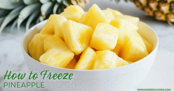 How to freeze fresh pineapple