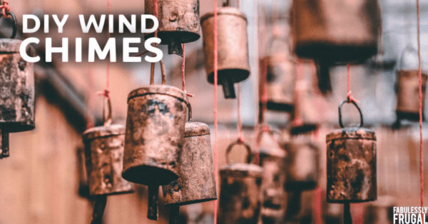 Homemade wind chimes
