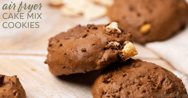 air fryer cake mix cookies