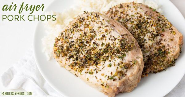 air fryer pork chops