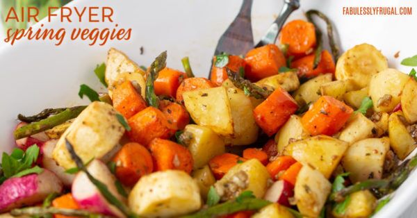 air fryer spring veggies