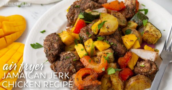 air fryer jamaican jerk chicken