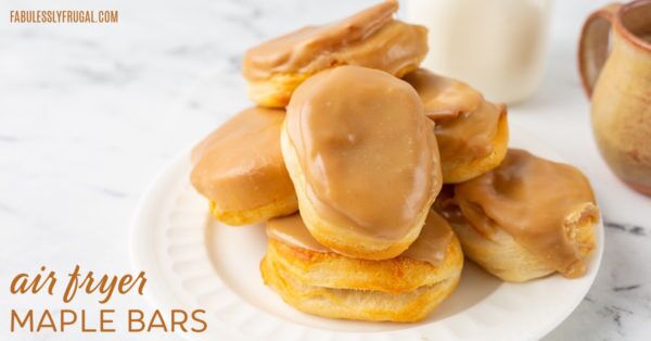 air fryer maple bars