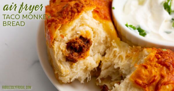 air fryer taco monkey bread