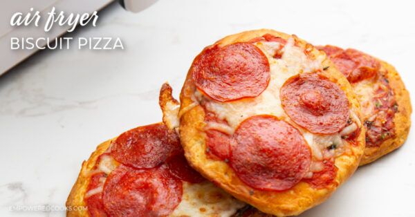 air fryer biscuit pizza