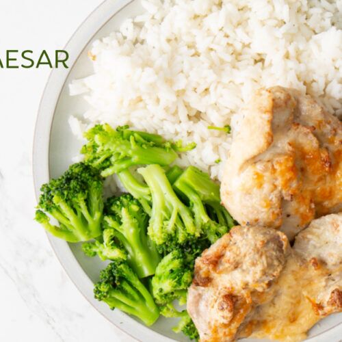 air fryer creamy caesar chicken
