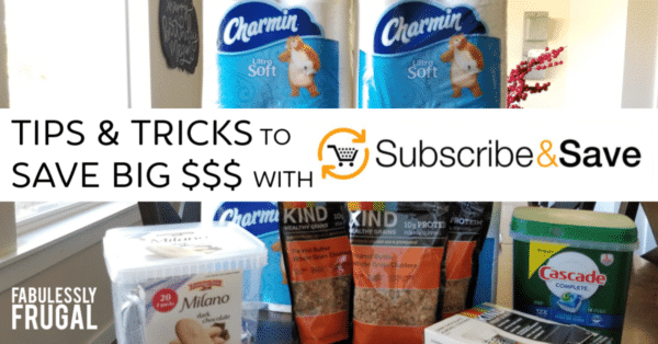 Amazon subscribe and save deals and tips and tricks