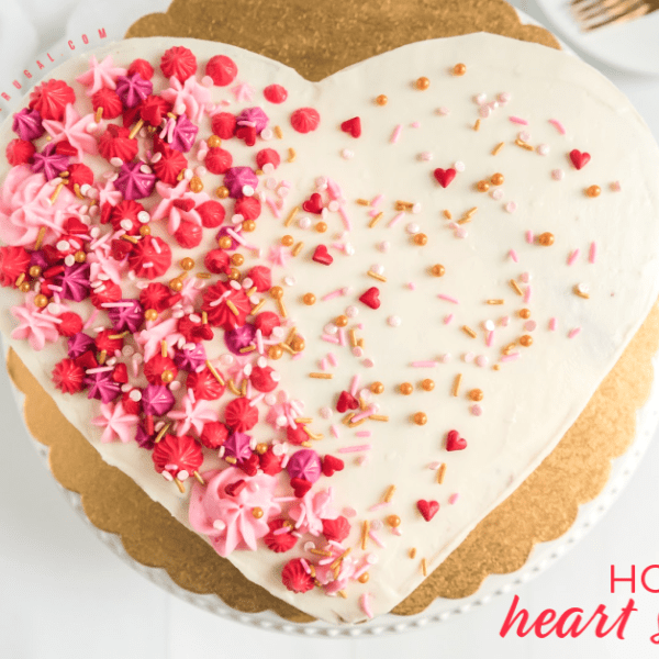 How to make a heart shaped cake for Valentines day
