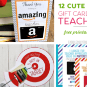 Gift cards for teachers