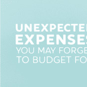 Unexpected expenses