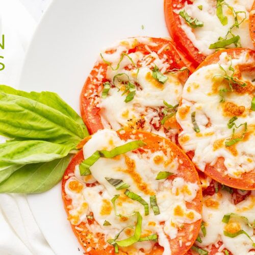 air fryer parmesan tomatoes