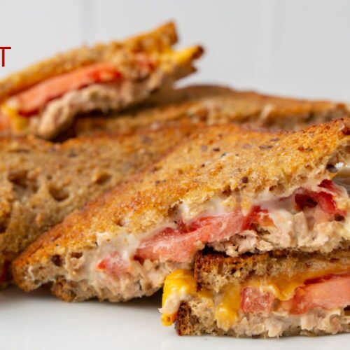 air fryer tuna melt