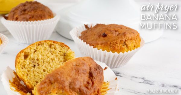 air fryer banana muffins