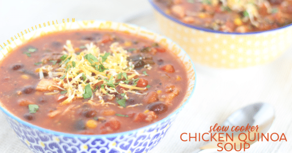 Chicken and quinoa soup