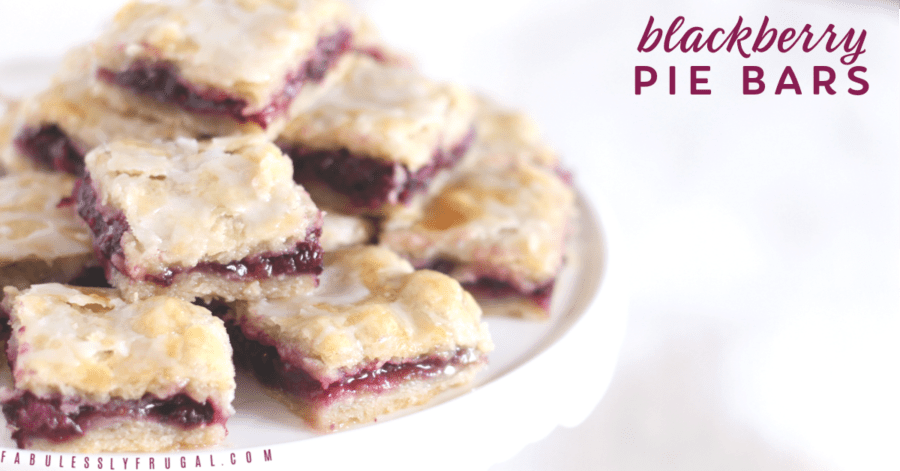 the best blackberry bars