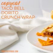 copycat taco bell dorito crunch wrap
