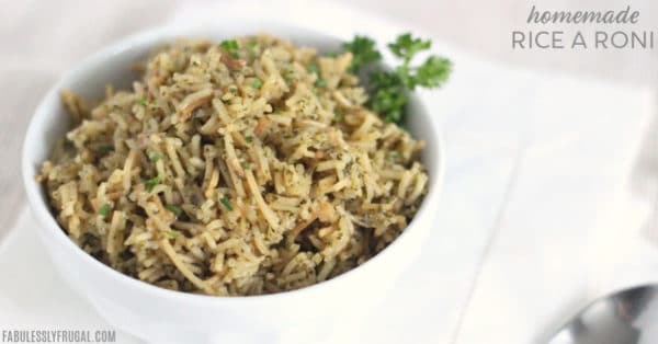 Homemade rice a roni recipe