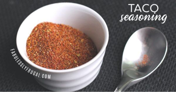 homemade taco seasoning recipe