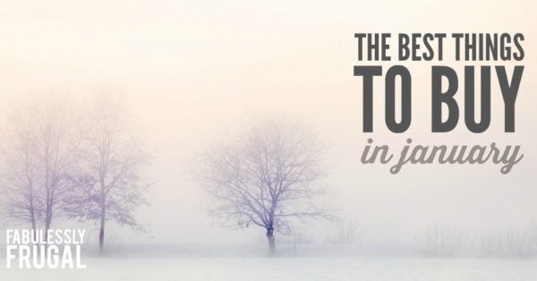 The best things to buy in January
