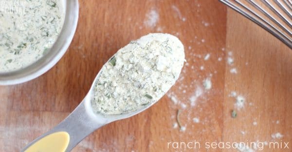 Homemade ranch seasoning mix