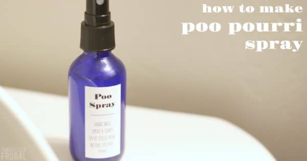 diy poo pourri spray with essential oils