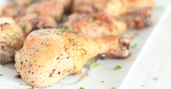 coconut milk baked chicken recipe