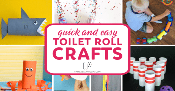 Quick and easy toilet roll crafts