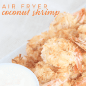 air fryer coconut shrimp with pina colada sauce