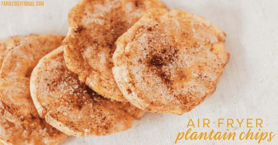 The best air fryer plantain chips you will ever have.