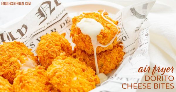 air fryer dorito cheese bites