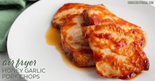 air fryer honey garlic pork chops