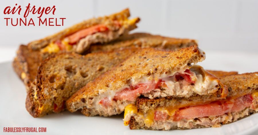 air fryer tuna melt