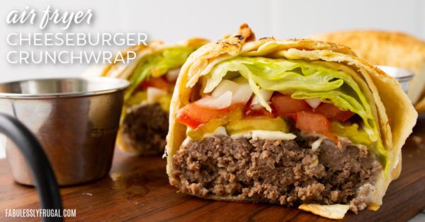 cheeseburger crunch wrap