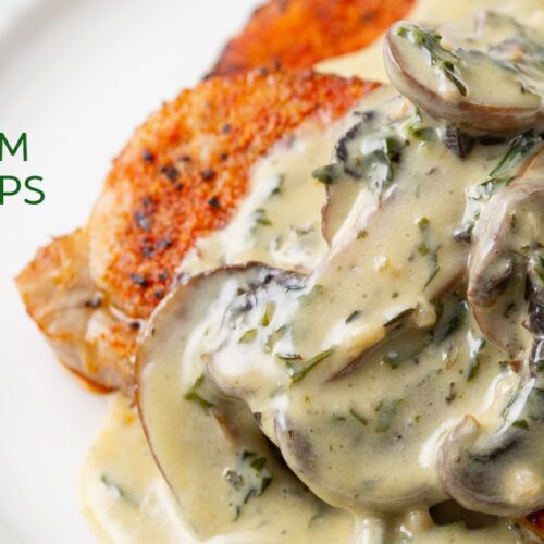 creamy mushroom pork chops