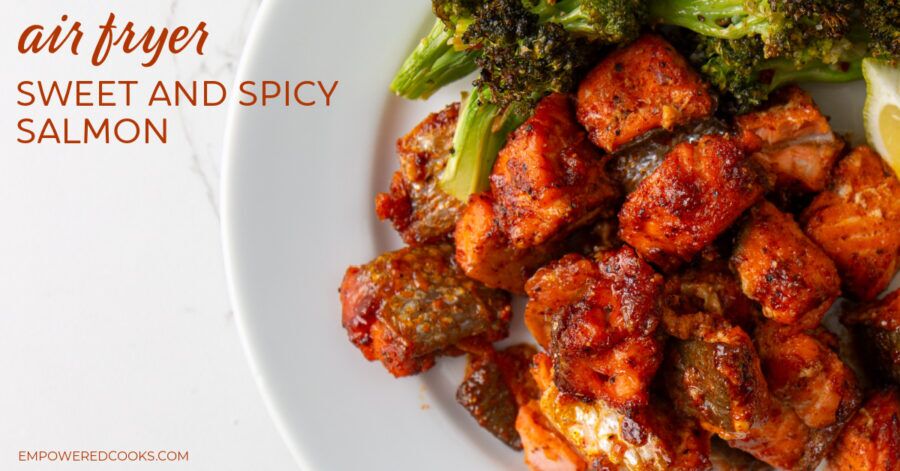 Air fryer sweet and spicy salmon