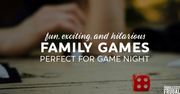 Fun family games at home