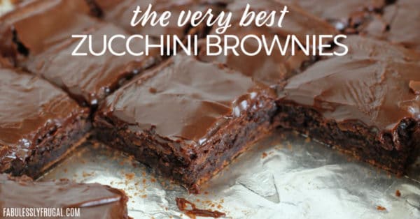 chocolate zucchini brownies recipe