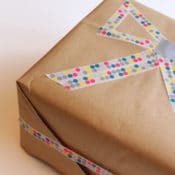 Washi tape bow