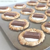 Smores cookie cups recipe