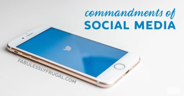 10 commandments of social media