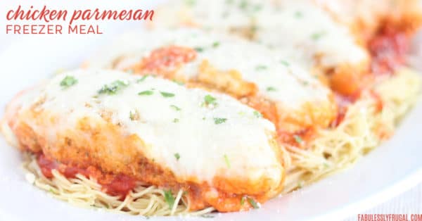 Chicken parmesan freezer meal