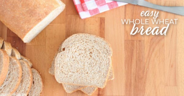 Easy whole wheat bread recipe